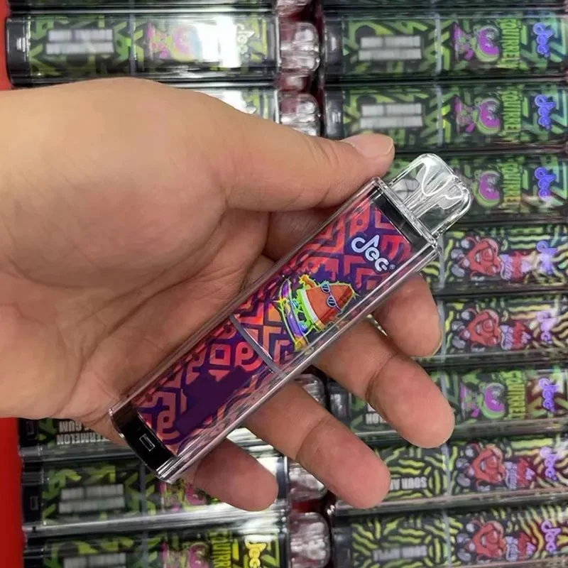 Nuevo Ene Jec Cuerpo de cristal de la bobina de malla de Vape desechables Pen 6600 inhalaciones Crystal Bar Vape Pen