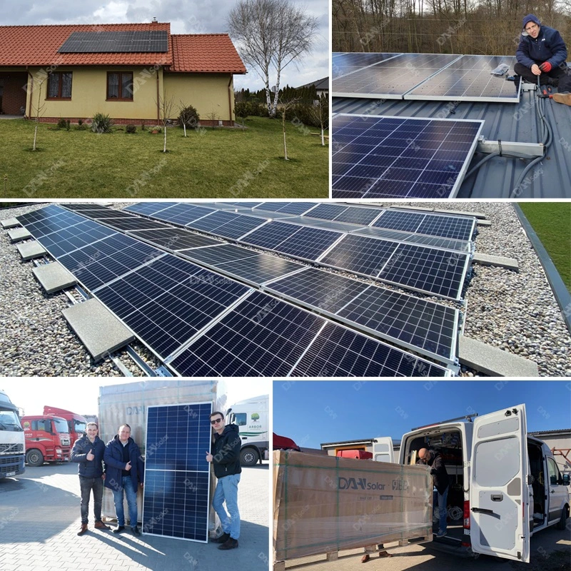 Le système solaire professionnel 1kw 5 kw 10kw Power Plant ferme solaire Utilisation commerciale sur la grille