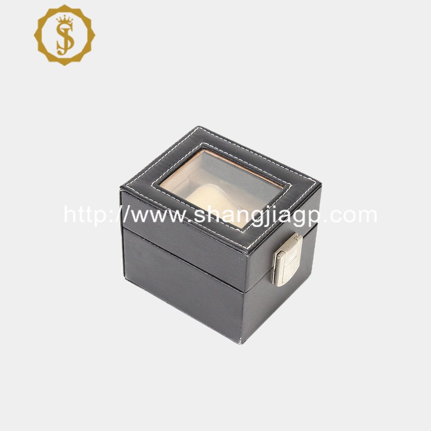 Handmade Hot Sale Single Slot Watch Packaging Gift Box with PVC Window