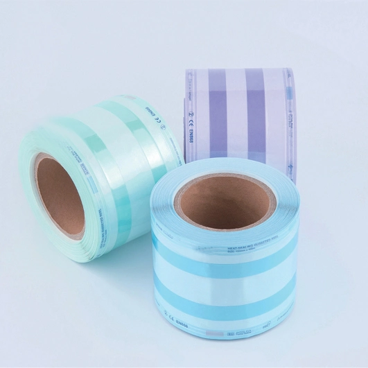 Pack de médicos de clínica esterilización Heat-Seal tambores Gusseted-Paper/película