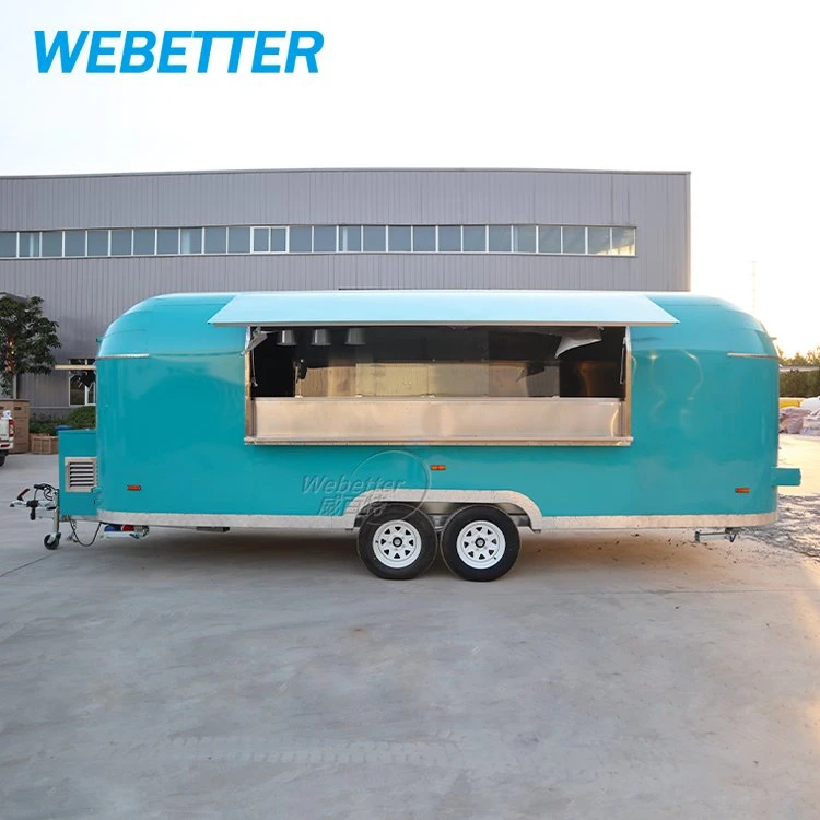 Weetter Airstream Foodtruck مخبز الآيس كريم شاحنة القهوة شاحنة تنقل الطعام عربات ومقطورات طعام