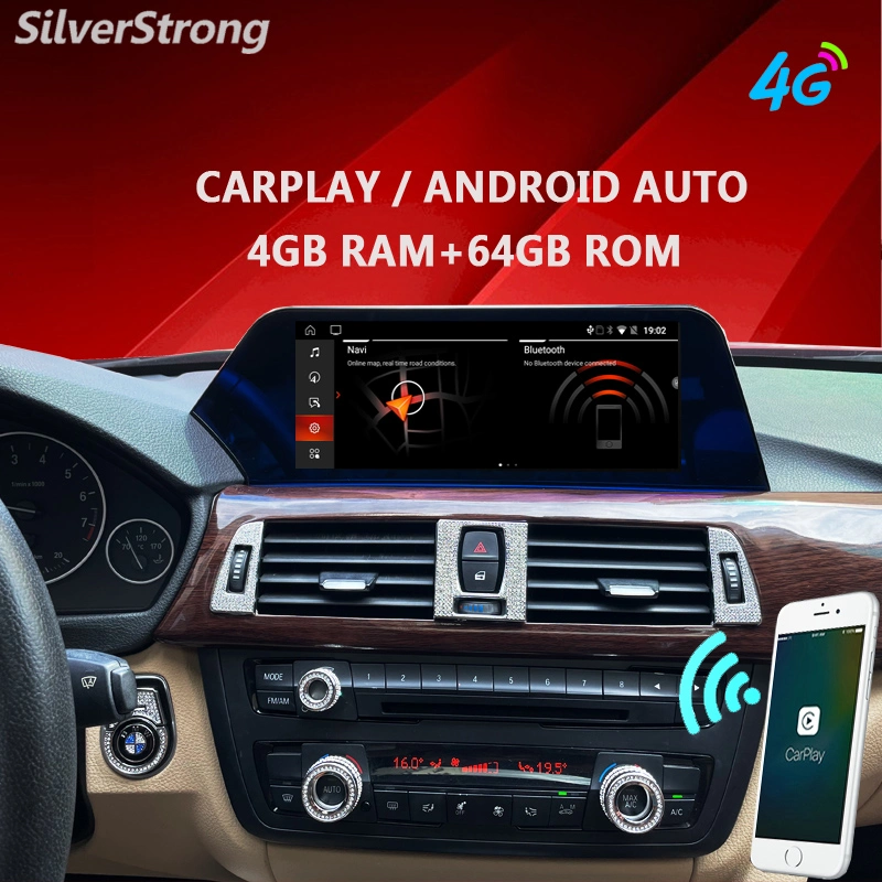 Android 10 Autoradio pour BMW Série 3 4 F30 F31 F32 F33 F34 F36 1920*720 Blue-Ray Lecteur Multimédia de voiture de l'écran Unité de tête d'affichage