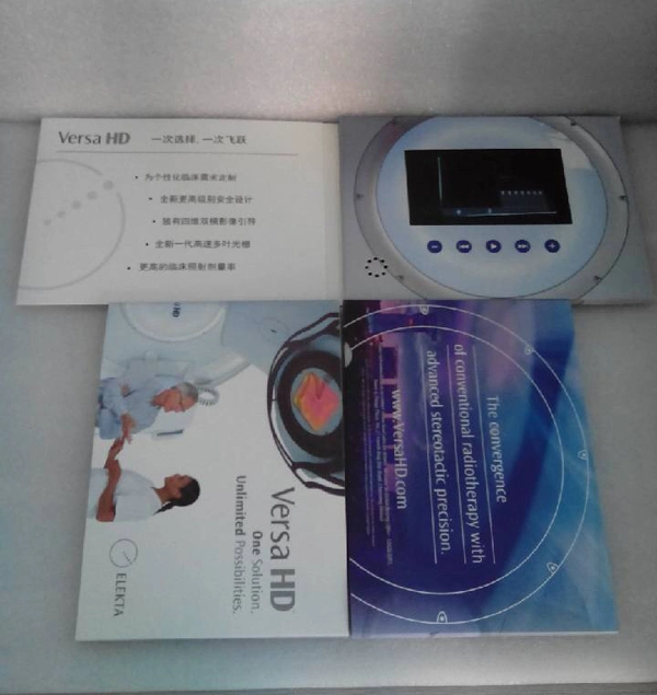 7inch Video Brochure with Battery