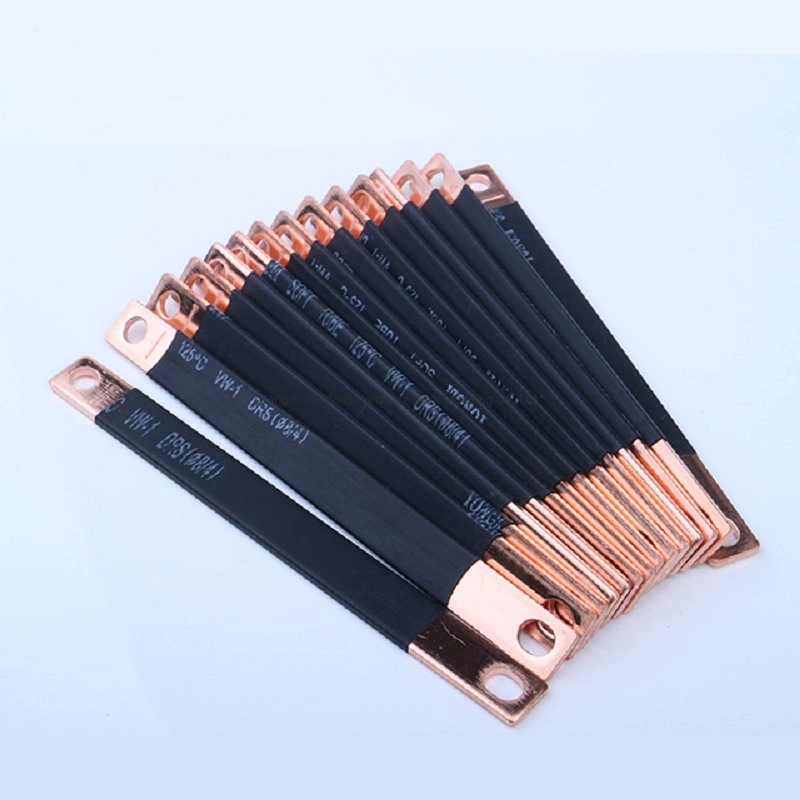 Made in China Customized Flexible Flat Busbar Tinned Insulated Copper Busbar for Batter Pack