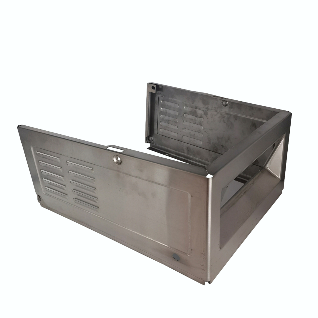 304 Stainless Steel Control Cabinet Shell with Laser Cutting, Stamping, Stretching, and Bending Technology