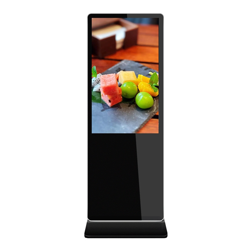 شاشة تعمل باللمس بنظام Android تفاعلية مع ارتفاع السطوع بدرجة عالية 65 بوصة مشغلات إعلانات الإعلانات الرقمية الإعلانية لأجهزة الوسائط الداخلية LCD