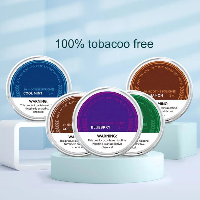 Populaire Menthe Verte Bon Goût Snus en Gros Pochettes de Nicotine