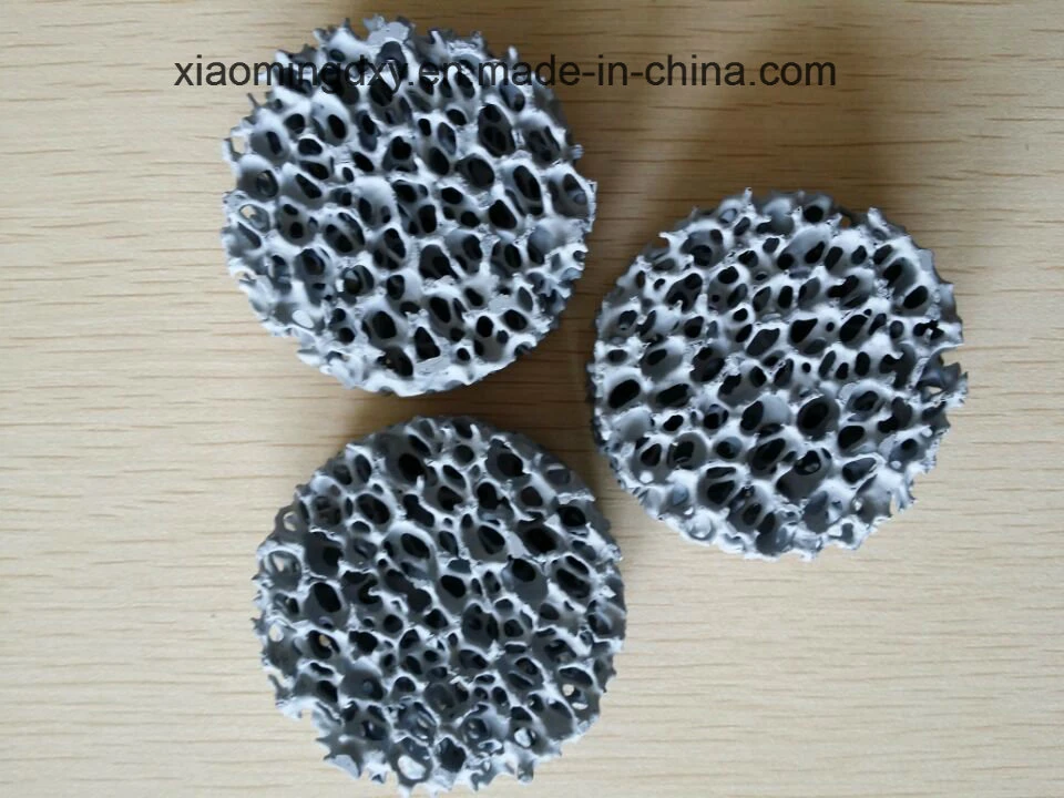 Sic Foam Ceramic Filter Sic Molten Metal Filter for Cast Iron Filtration