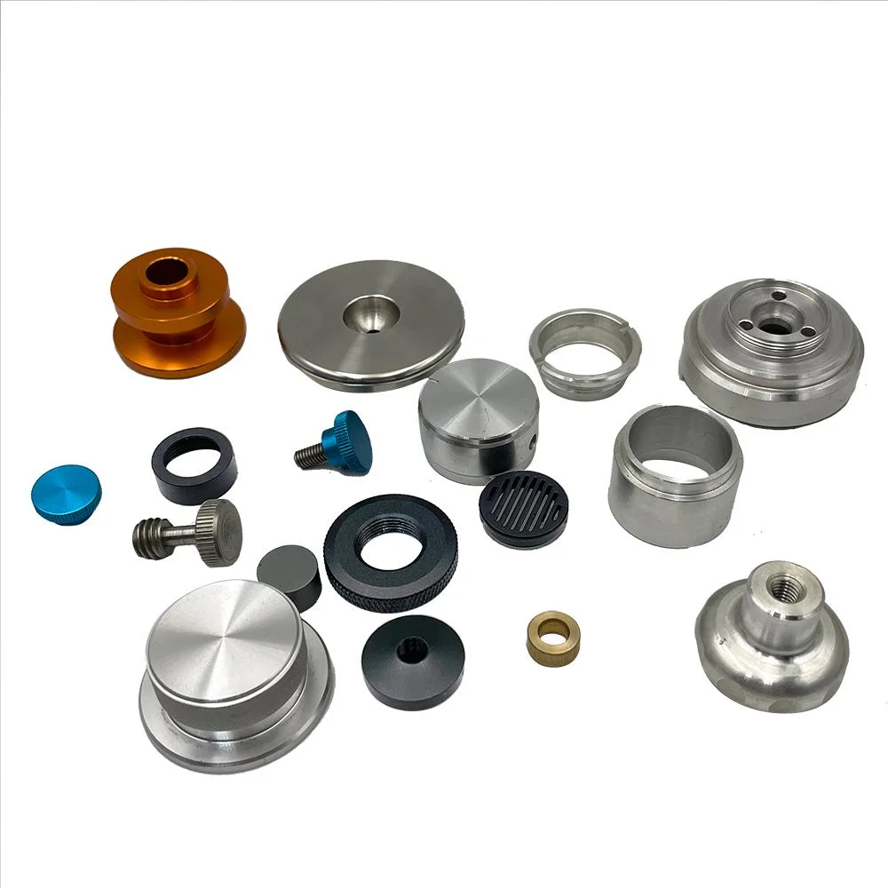 Procesamiento profesional de metales CNC Latha aluminio Acero inoxidable Cobre Color Piezas de maquinaria de torneado anodizado