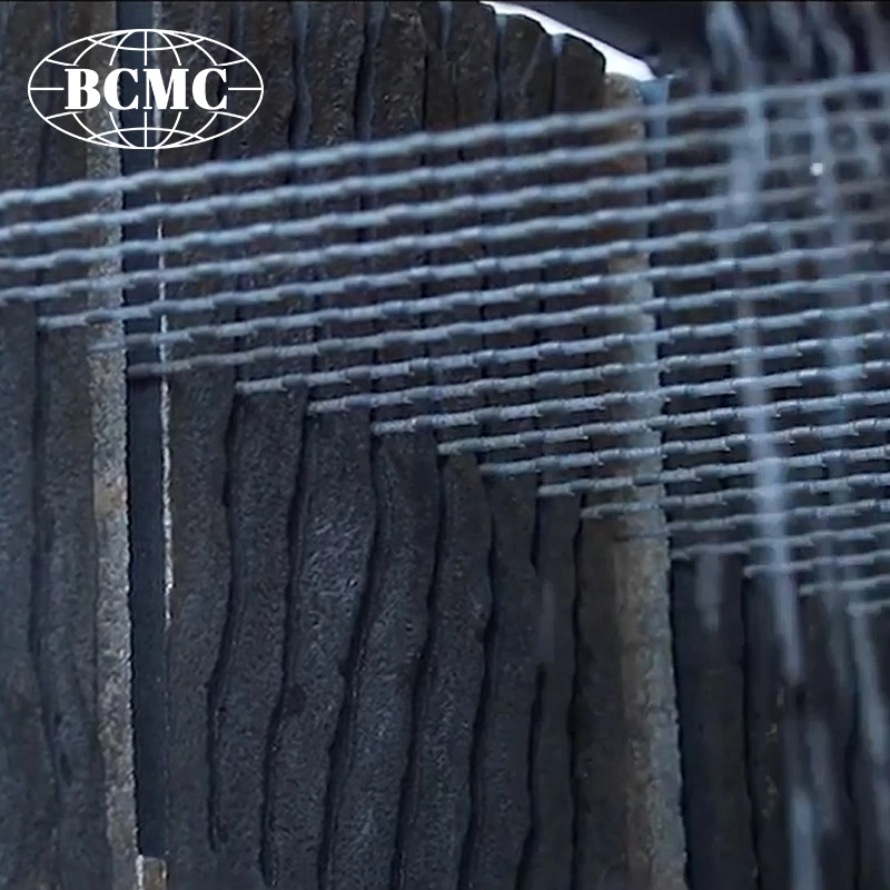 Hocheffiziente Stone Diamond Wire Säge Mehrere Drahtseile Schneiden Große Block zu große Scheibe für Granit Multi-Wire Stone Schneiden Maschine