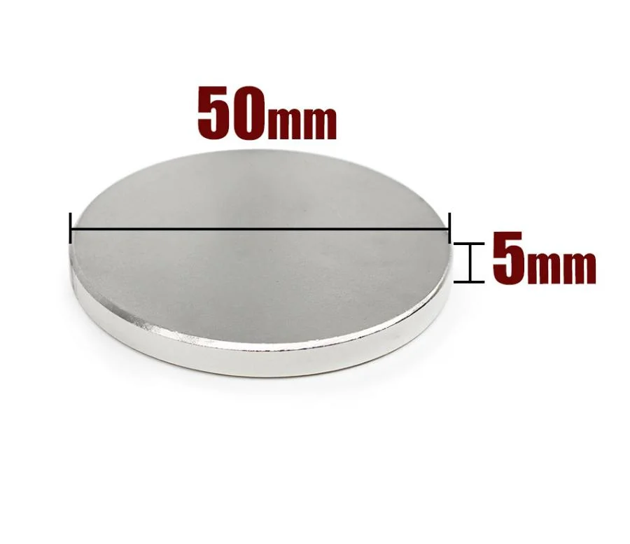 NdFeB Round Aimant Neodymium Magnet 50X5mm N52 Disc Cylinder Imanes Super Powerful Strong Permanent Magnetic