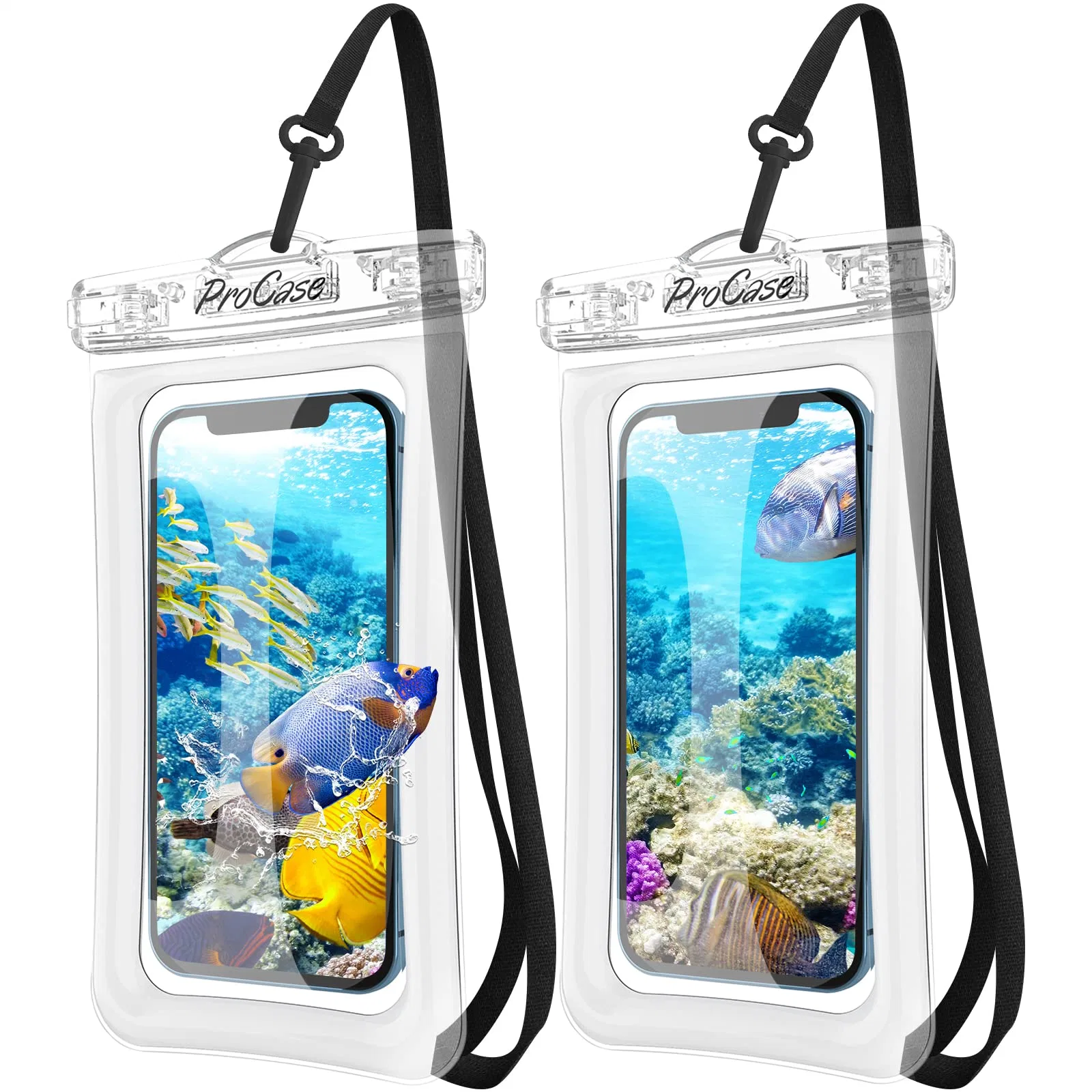 Floating Waterproof Phone Pouch Case, Underwater Dry Bag Cell for iPhone 14 13 12 11 PRO Max Xs Xr X, Galaxy S23 S22 S21 Ultra Pixel up to 7.0"