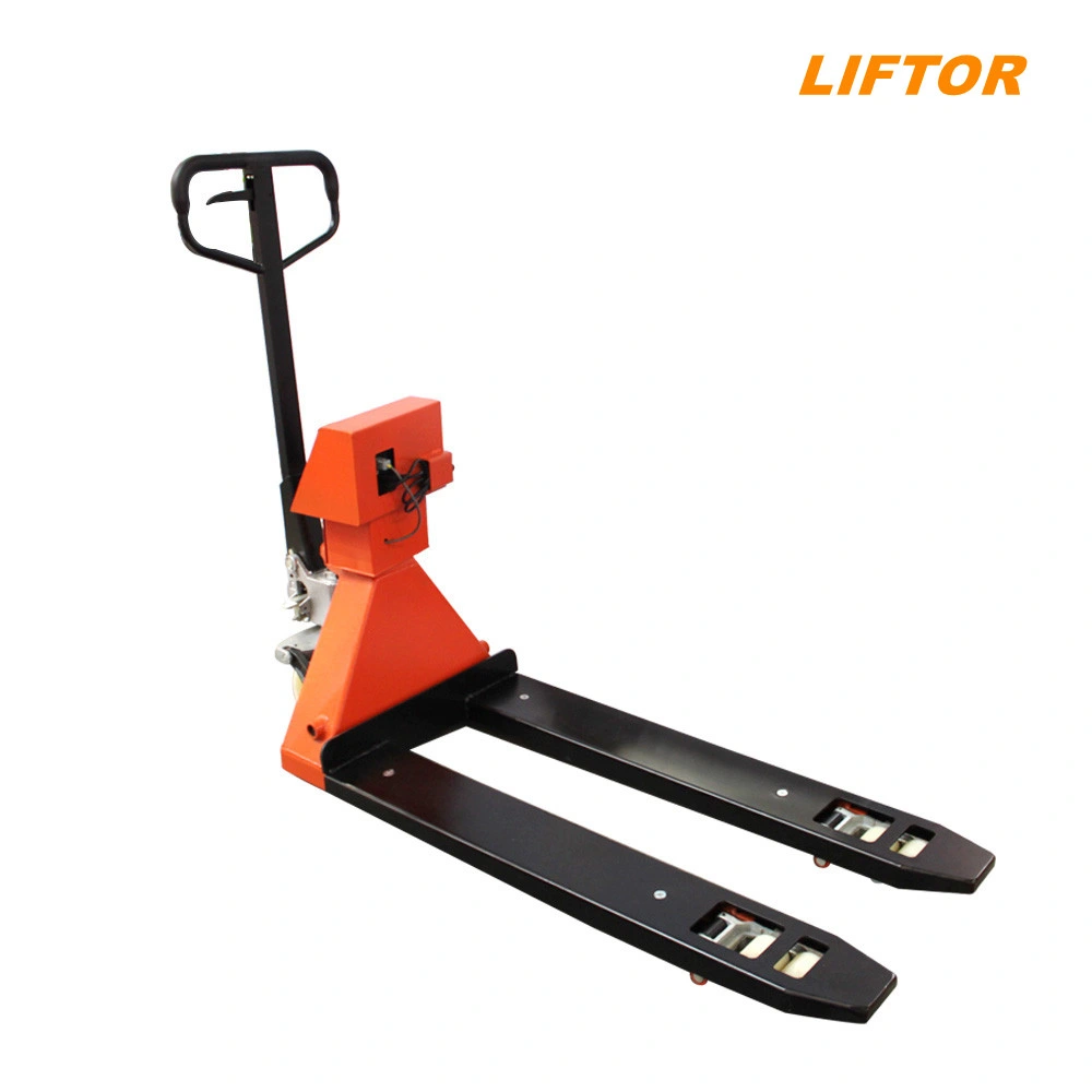 Balance Digital Hand Manual Pallet Truck Jack 1000kg Weighing Scale Manual Hydraulic Hand Pallet Truck Scale