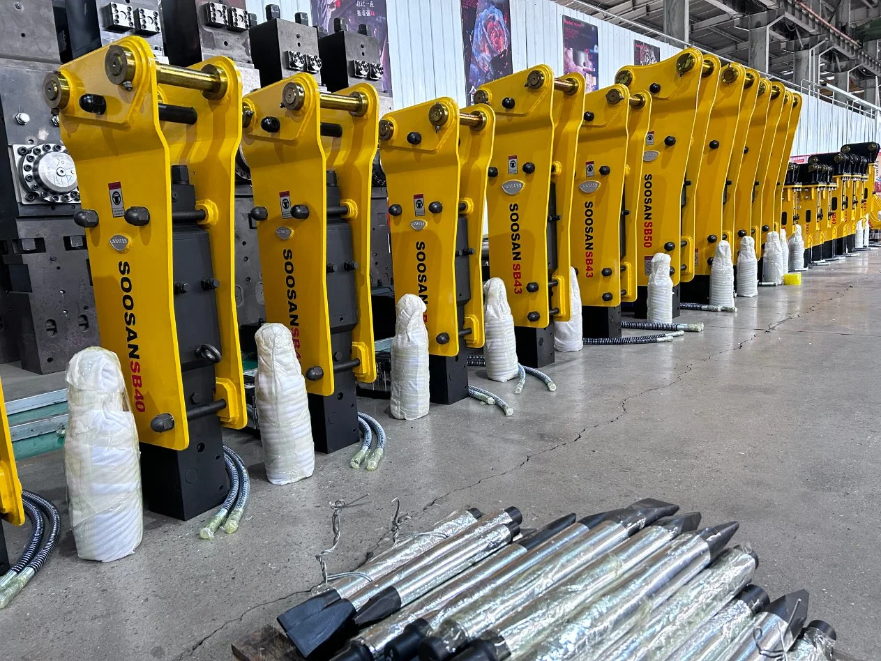 Soosan Sb43 Top Open Hydraulic Breaker 75mm Chisel