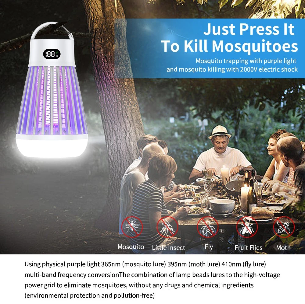 Outdoor Garden Light Mosquito Pest Bug Zapper Killing Light Mosquito Killer Lamp