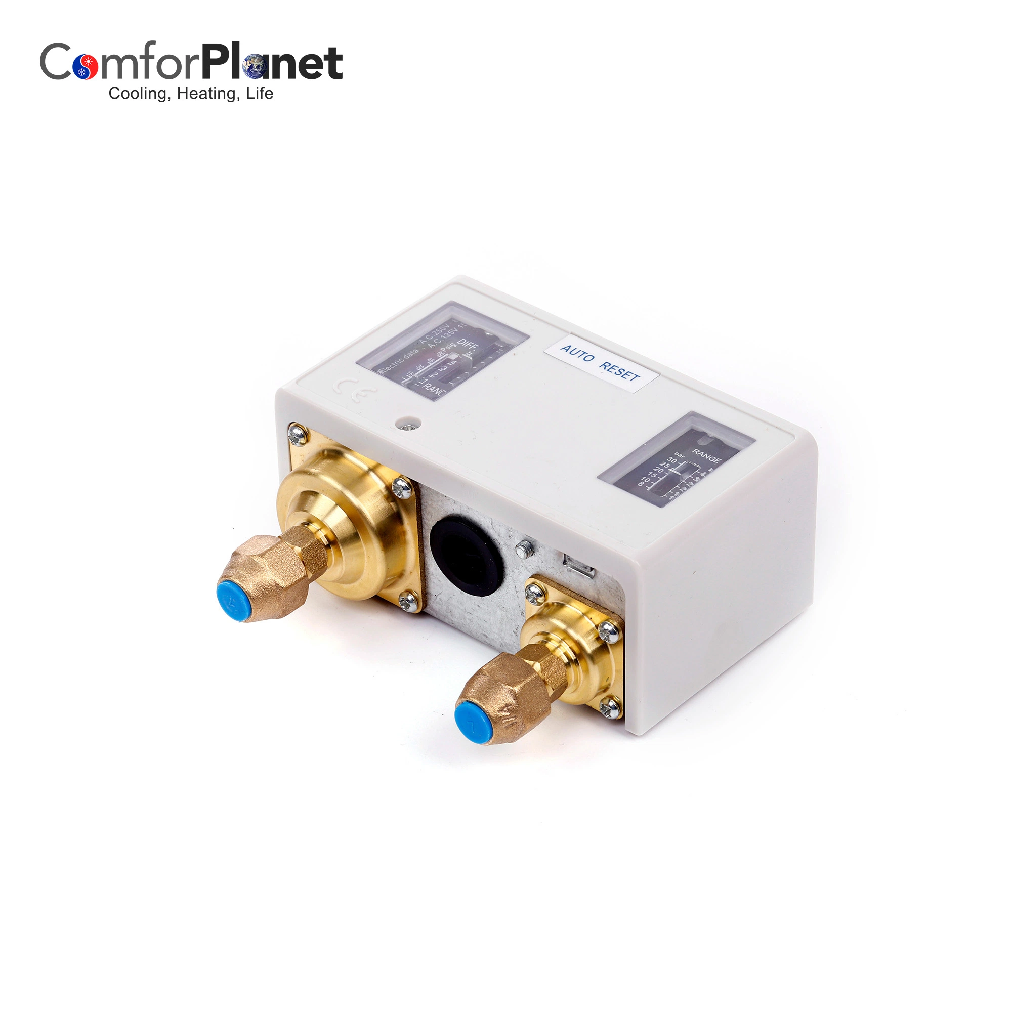 Factory Price Manual High and Auto Low Dual Pressure Switch Protects Compressor and Is Great Choice for Refrigeration and Freezer Equipments HVAC system