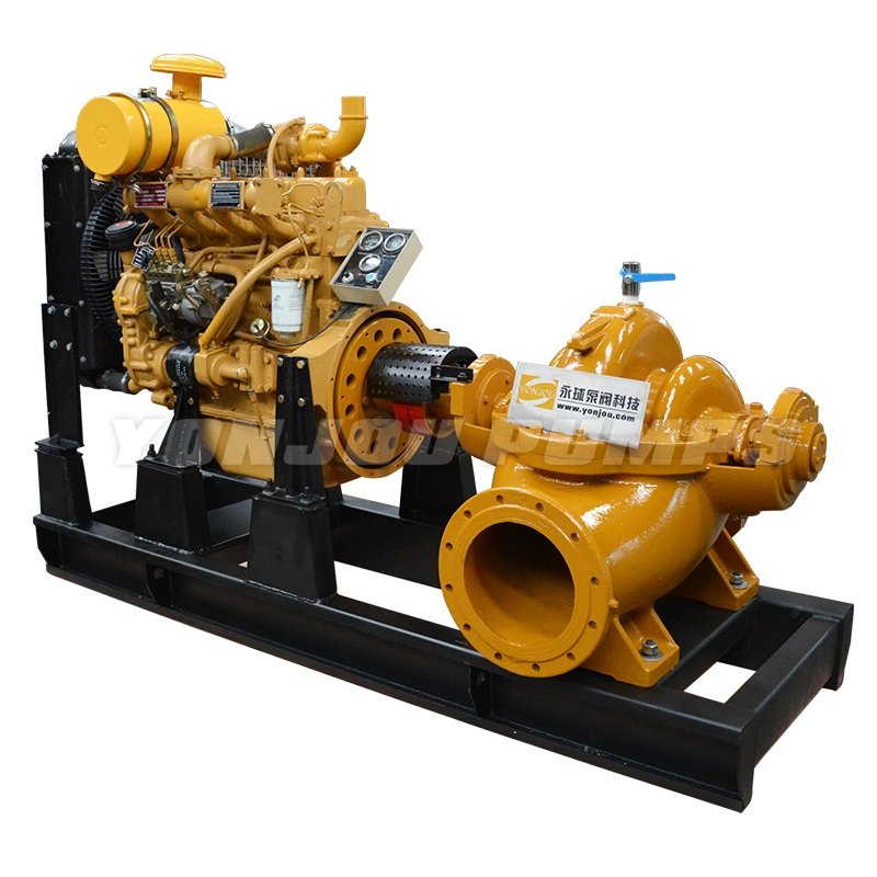 Xs Diesel Engine / Electric High Volume Pressure Split Case Casing Double Suction Agricultural Irrigation Centrifugal Water Pump