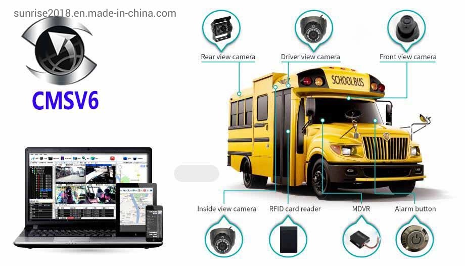 1080P Ahd Vehicle Mobile DVR Systems for Logistic Truck