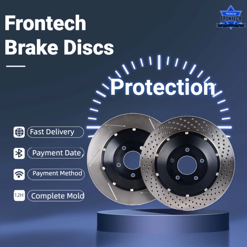 Frontech Disc Brake for Car and OE Professional Steel Brake Rotor Kit 267mm