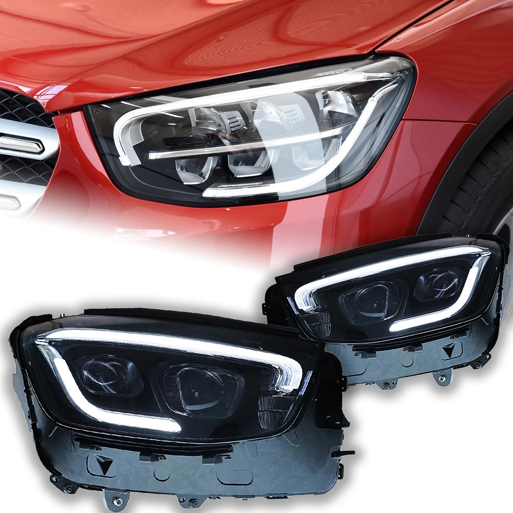 Auto Headlight HID Plastic Headlights LED Xenon Headlamp for Mercedes Benz Glc W253 X253 C253