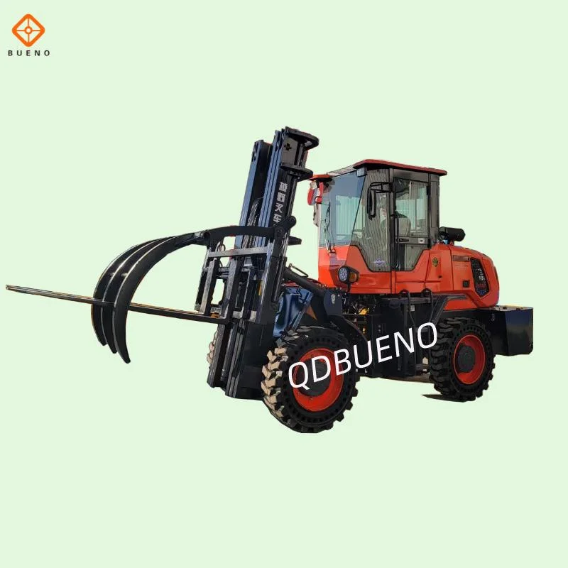 Bueno Brand 2-5 Tons 3m-6m Lifting Height Big Promotion Best Rough Terrain Electric Forklift Truck Mount