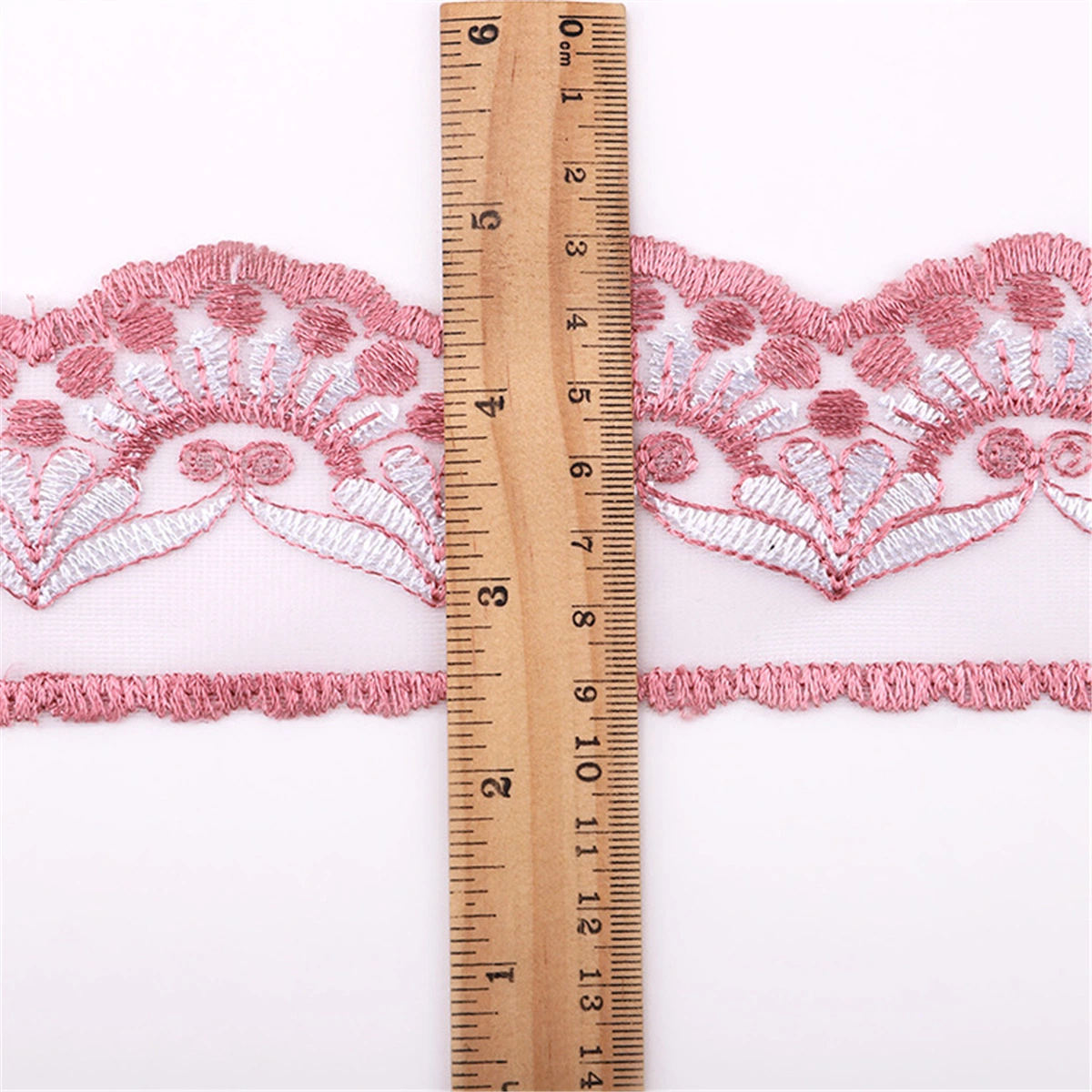 Mesh Cloth Bar Code Embroidery Lace Fabric Premium Water Soluble Lace Clothing Accessories