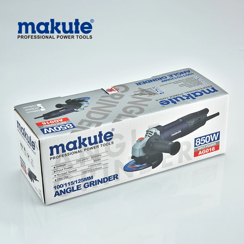 Makute Power Tools Nuevo Diseño Rojo 100mm/115mm/125mm 850W amoladora angular