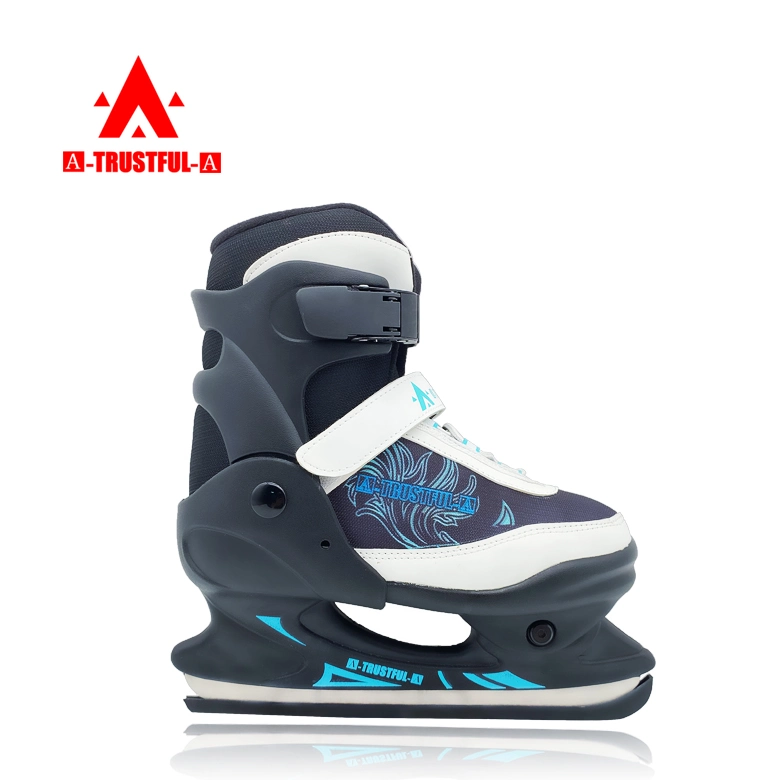 Latest Arrival Blue Comfortable Ice Skating Shoe for Young