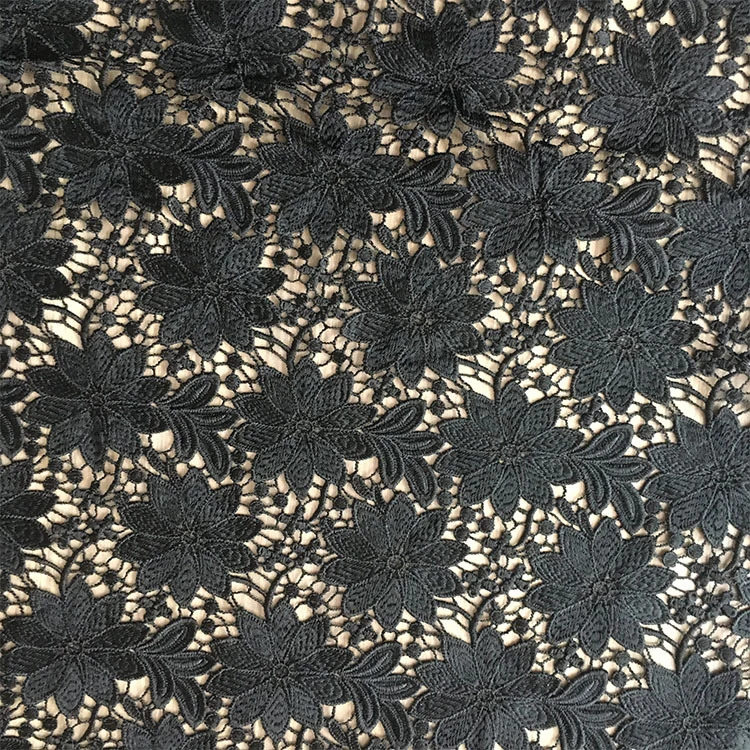 Wholesale/Supplier High quality/High cost performance  Polyester Chemical Embroidery Lace Fabric