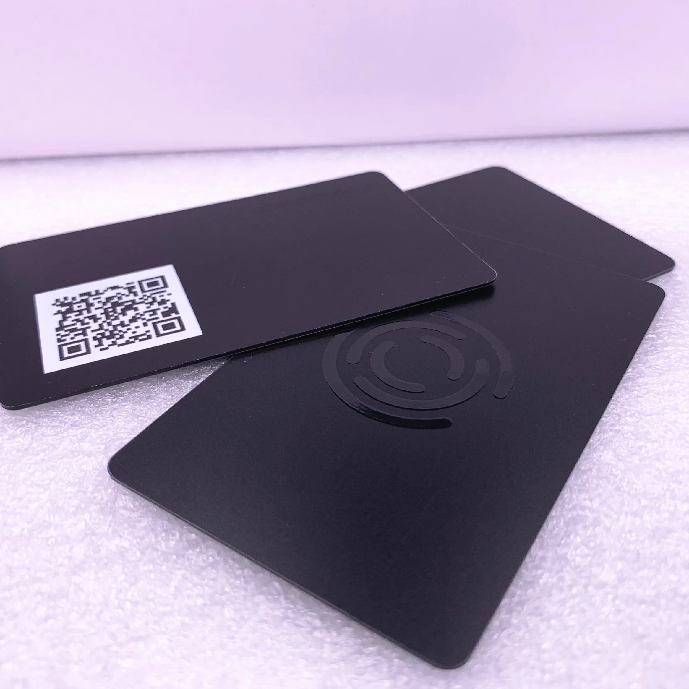 Printable Special Round Qr Code NFC Card for Digital Business Cards