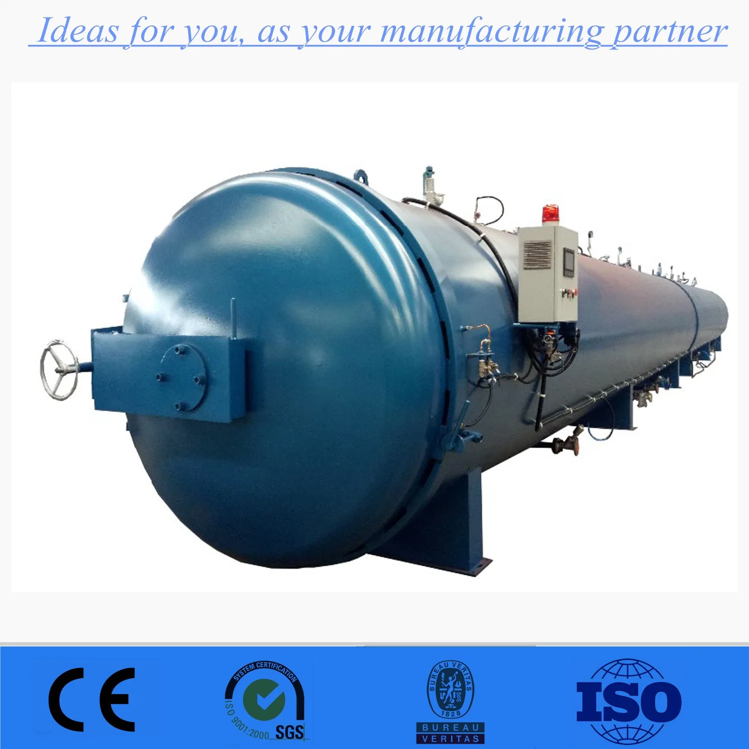 Electric Heating Rubber Vulcanization / Curing Autoclave for Lifting Bag