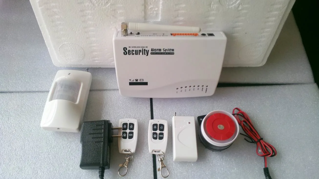 2 LED GSM Alarm System with 4 Wired Zones (ES-2003GSMU)