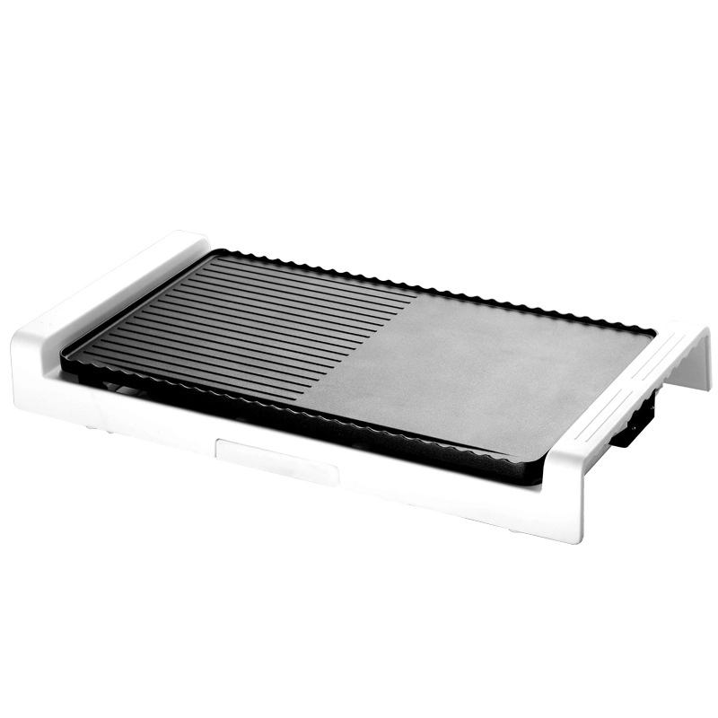 Parrilla Teppanyaki Griddle Grill eléctrico multifuncional sin humo de plato de barbacoa sin palo Pan