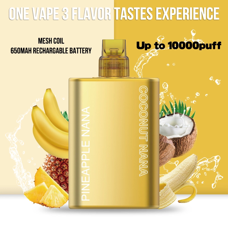 Vente à chaud Jstbar 10000 puffs 1 Vape 3 arômes mélange Cigarette électronique Vape jetable