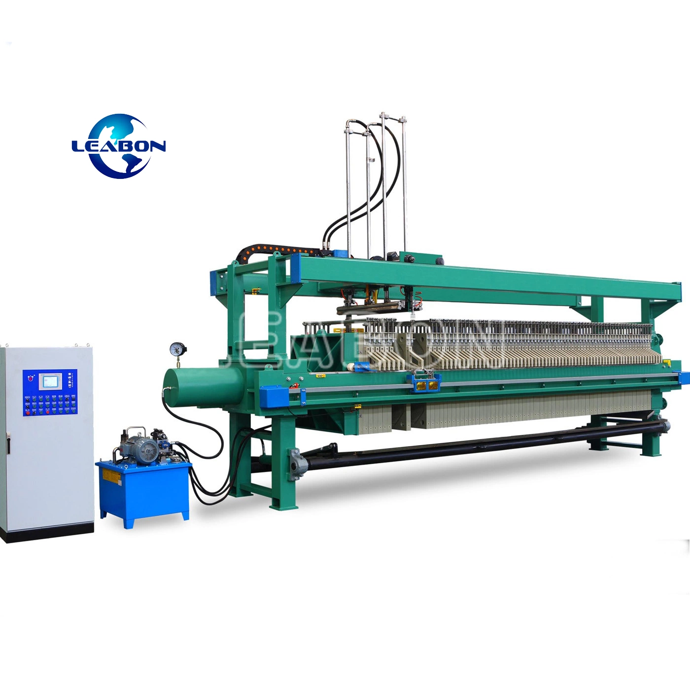 Leabon Automatic Frame Pressing Filter Cloth Washing Membrane Hydraulic Filter Press Price