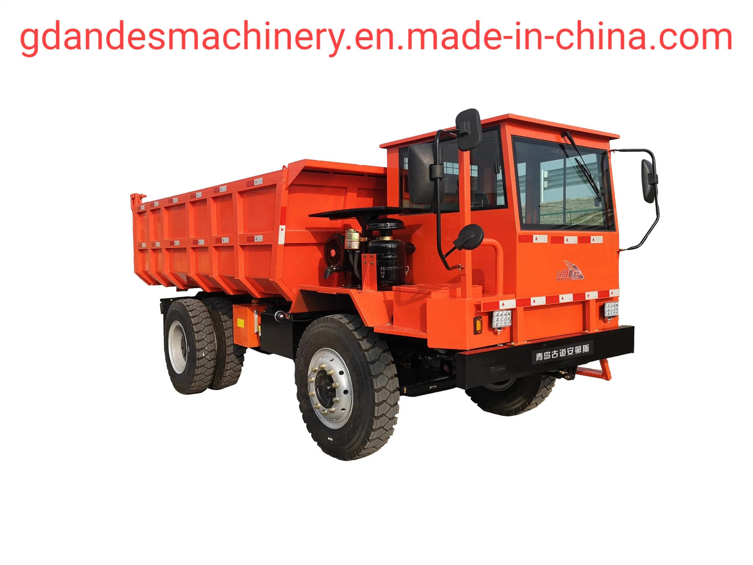 Low Cost Self-Loading Mini Dumper/Four Wheel Mining Truck Mine Dump Truck with Double Hydra 4X4 Wheel Tipper Truck/Farm Tractor 4 Wheel Small Tipper