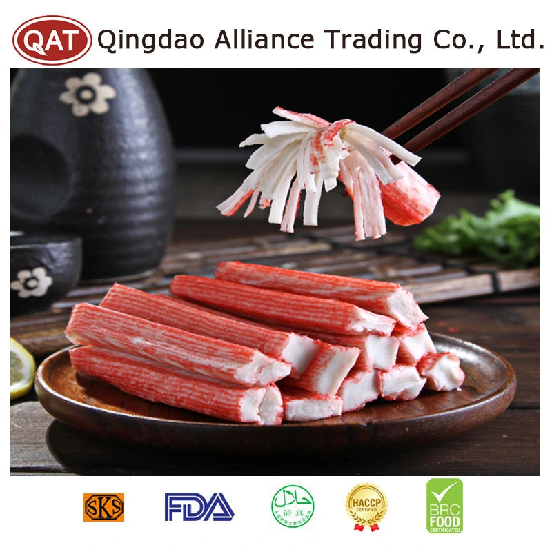 China delicioso congelado caranguejo marisco surimi picado Stick IQF caranguejo Fique imitation surimi com o melhor preço