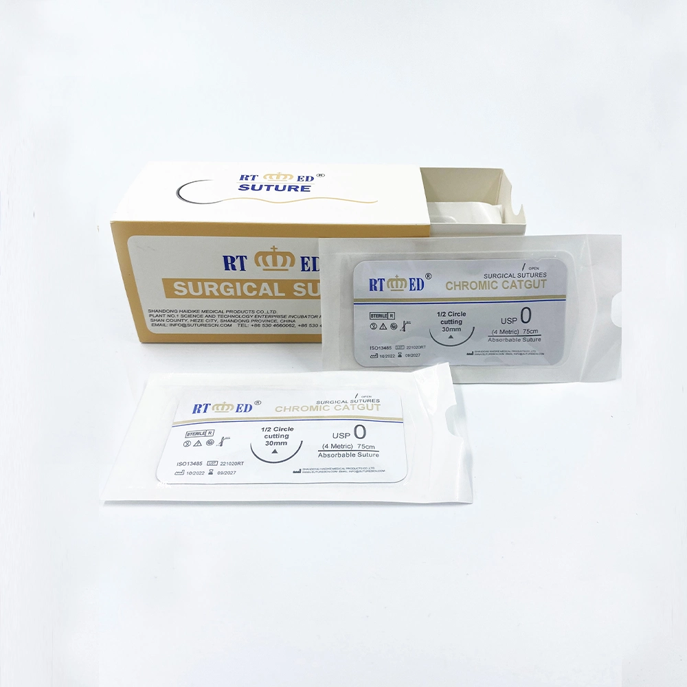 High Quality/Absorbable Chromic Catgut Suture Use for Surgery/Haidike Medical