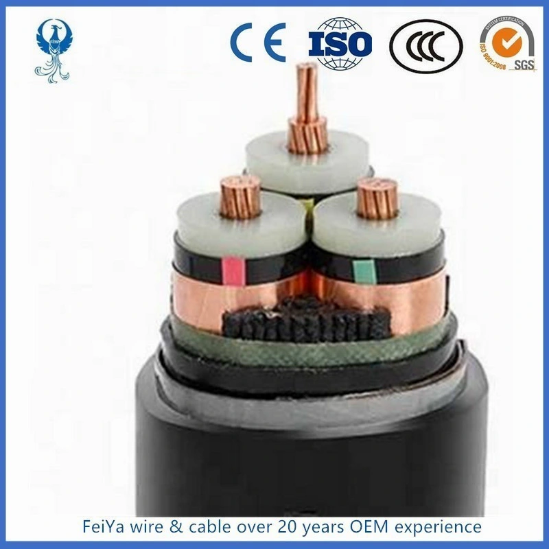 Certificación CE Mv el Cable de cobre de acero blindado de cinta aislante XLPE