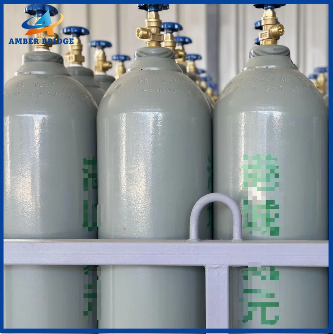 High Purity 99.999% 5N Manufacturer Supply Best Quality 200 Bar Helium Gas