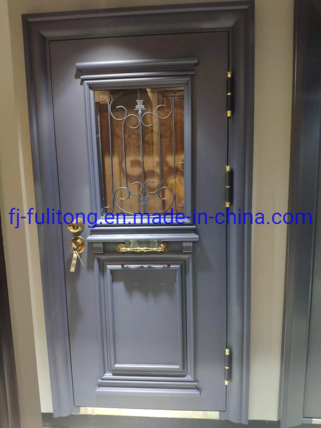 New Entry Iron Security Entrance Interior Steel Gate Front Door for South America