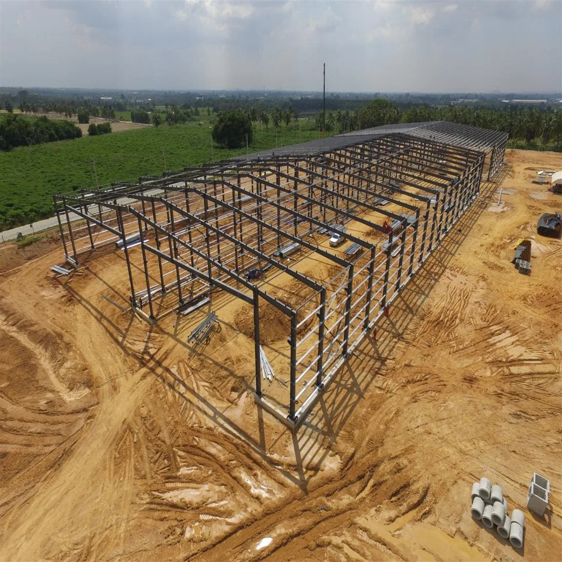 Prefab Modular Metal Steel Warehouse Construction Building