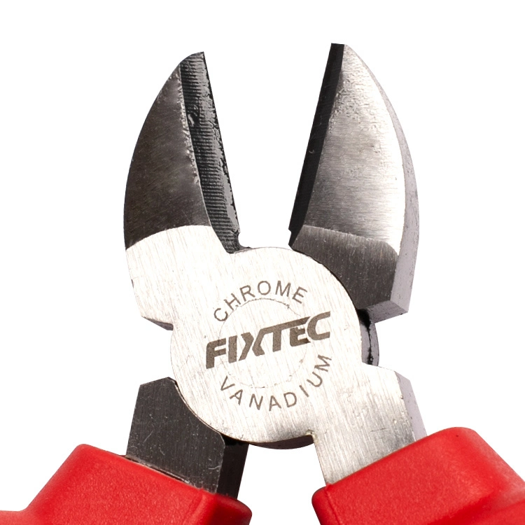 Fixtec Other Hand Tools Cr-V 7 Inch Diagonal Cutting Pliers Tool with VDE Certification