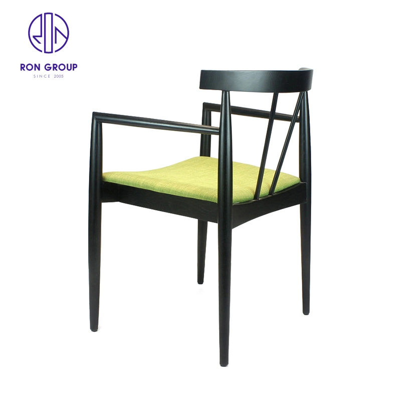 Nueva silla China comedor silla sólida silla trasera té Presidente