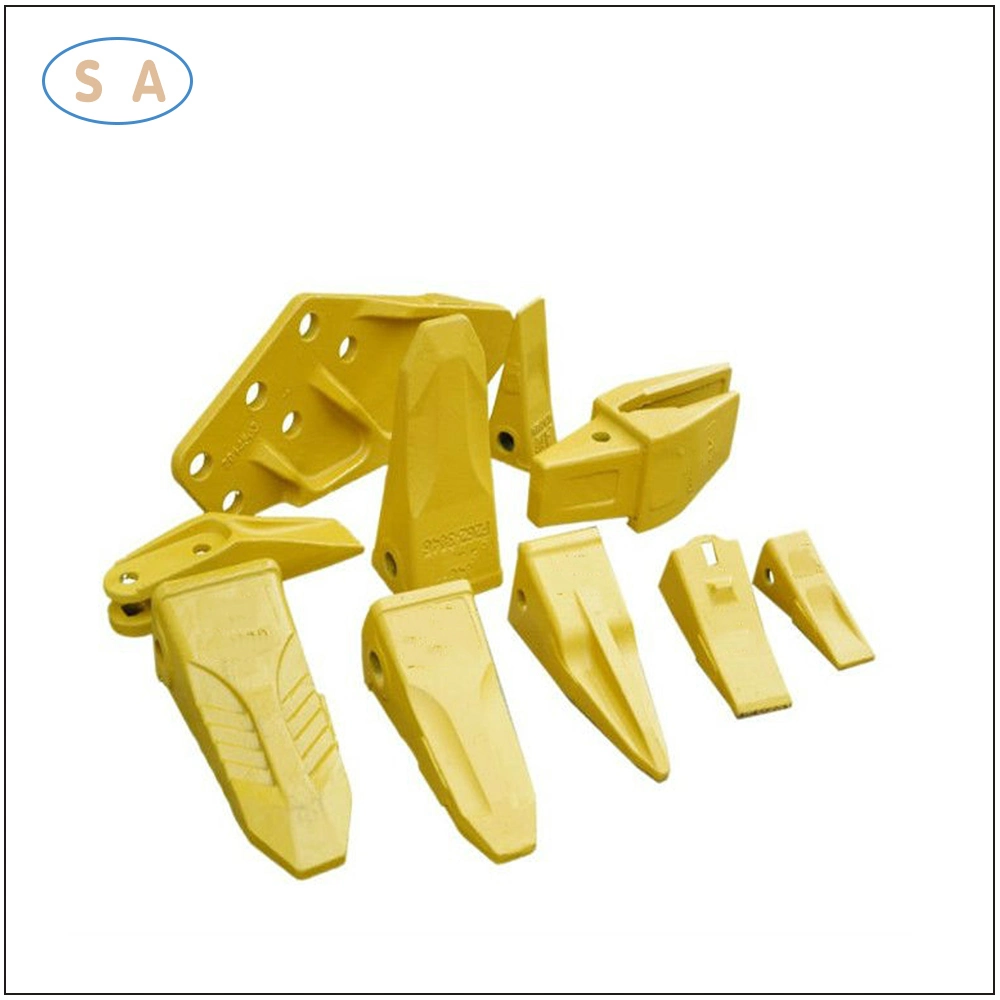 Customized Casting Steel Teeth Parts for Bucket of Forklift