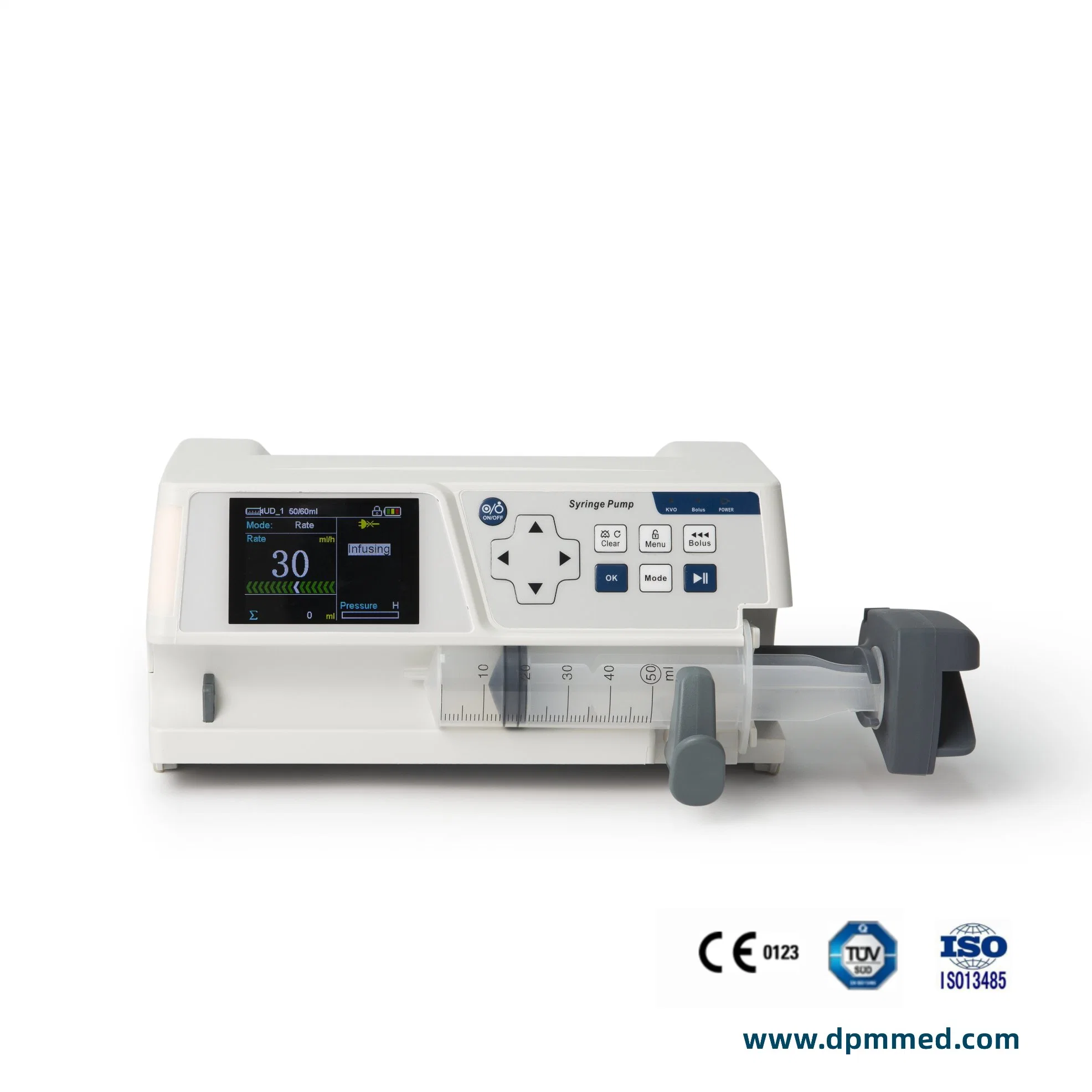 Intravenous Horizontal Infusion Pump Hot Sell CE Approved Electric Medical Infusion Syringe Pump