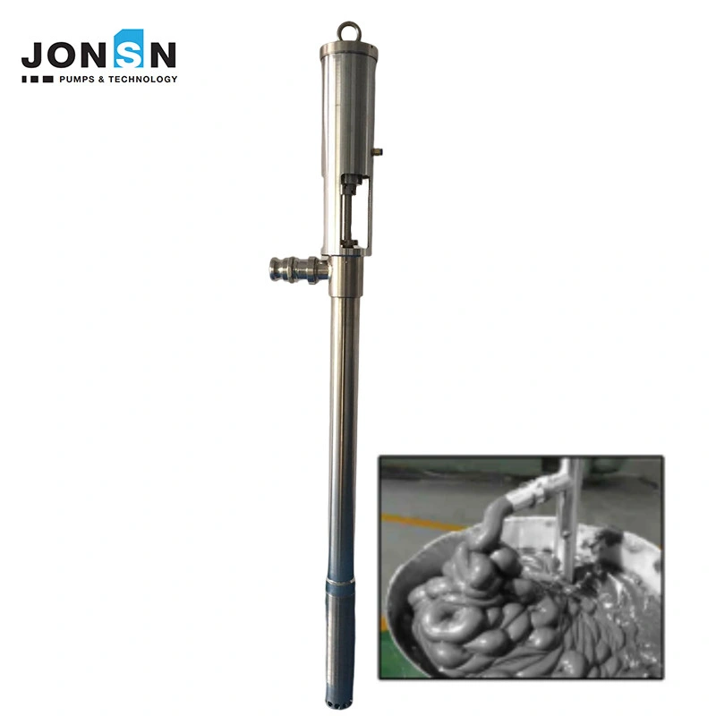 Stainless Steel Grease Injector Vertical Pneumatic Piston Pump