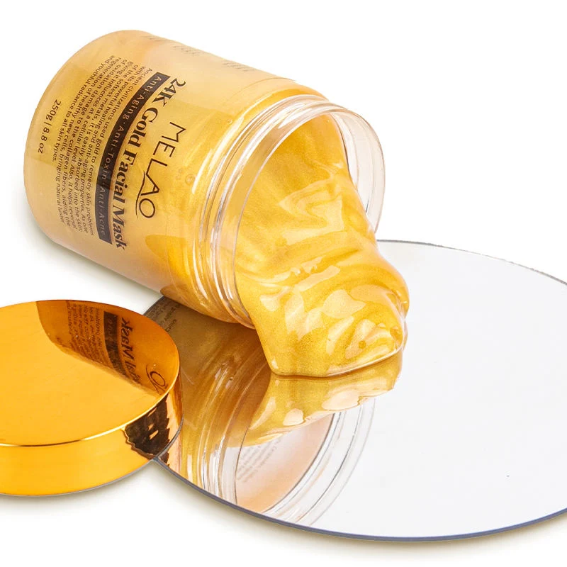 Masque facial en collagène de marque privée nettoyage en profondeur 24K Gold face Masque