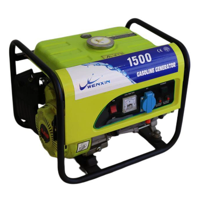 New Design Household Portable Hand Starting Fuel 1500W Power 220V/230V Gasoline Generator for Sale