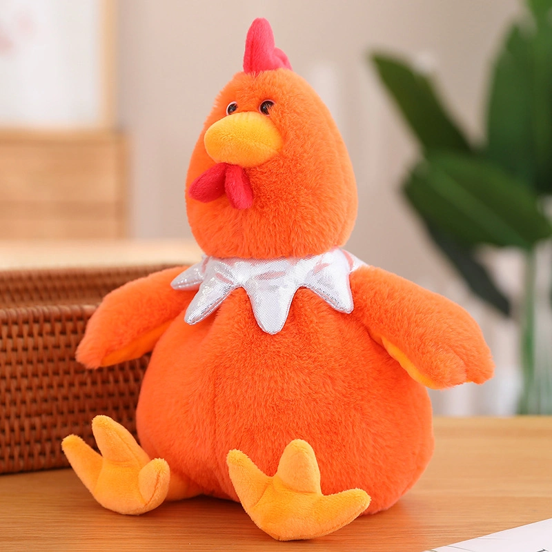 New Design Baby Toy Custom Plush Stuffed Cute Cartoon Chicken Toy